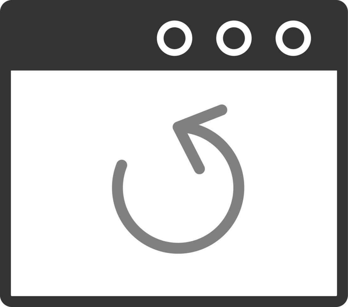 Browser Backup Vector Icon