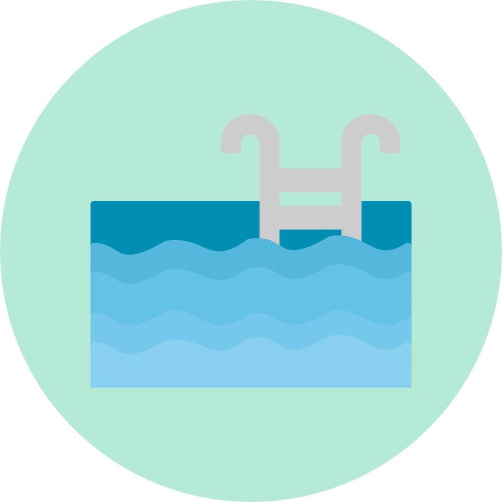 icono de vector de piscina