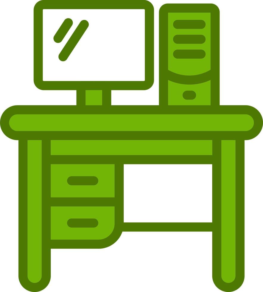 Office Table Vector Icon