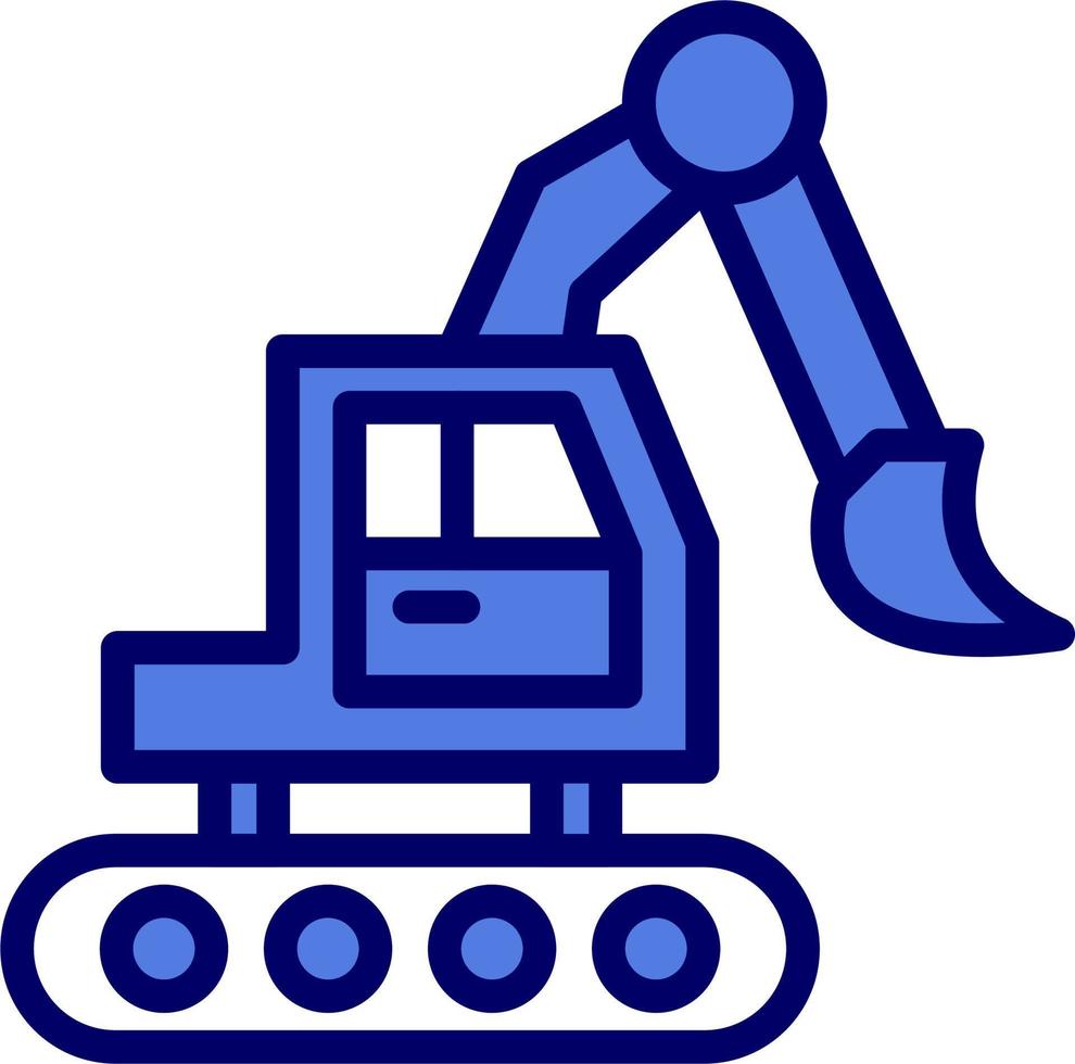 Excavator Vector Icon
