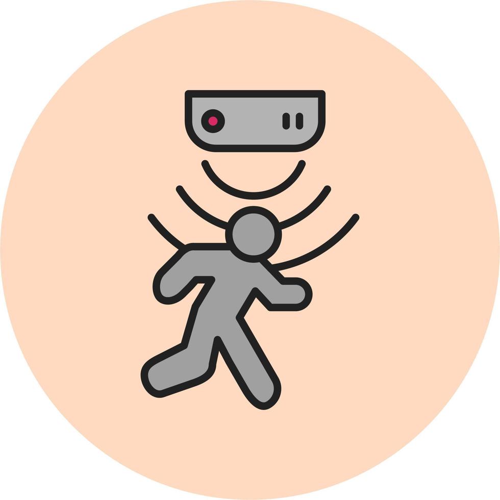 Motion Sensor Vector Icon