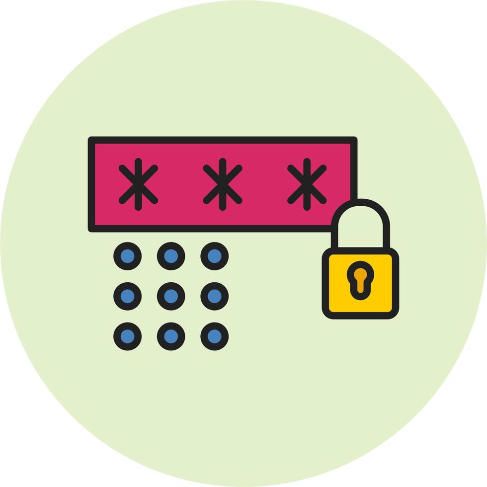 Passcode Vector Icon