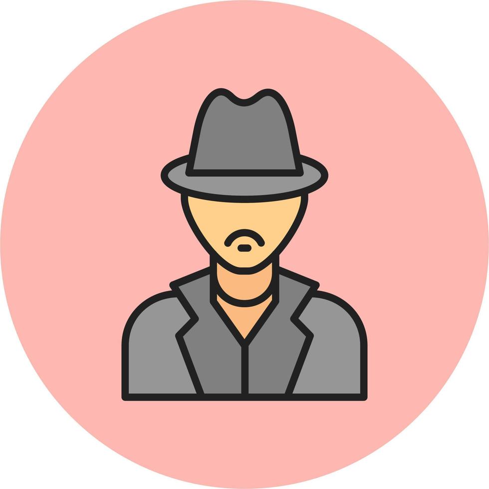 icono de vector de detective