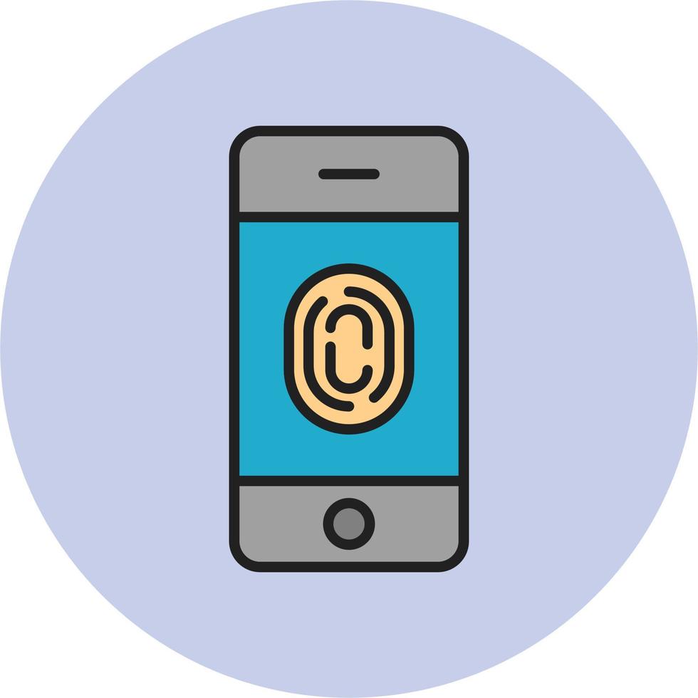 FingerPrint Verification Vector Icon