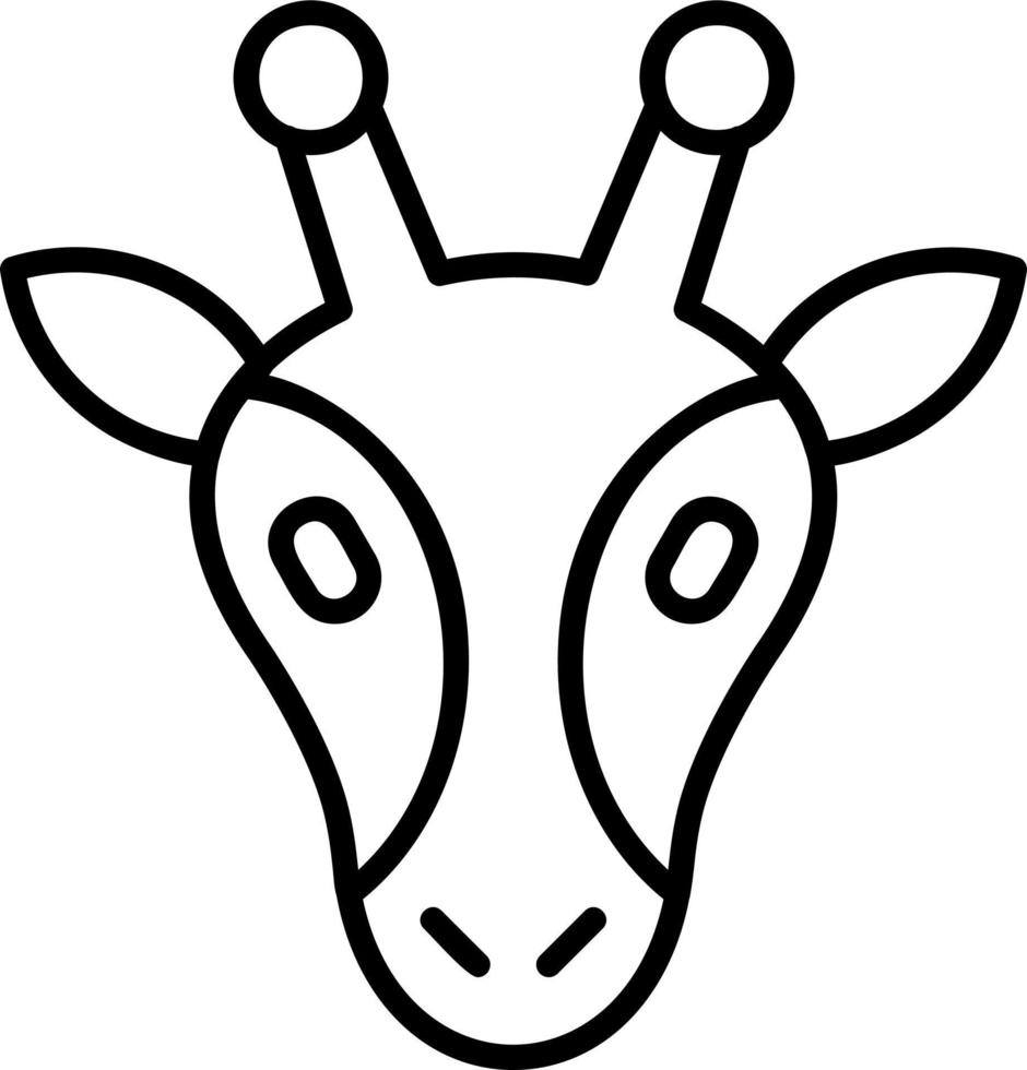 Giraffe Vector Icon