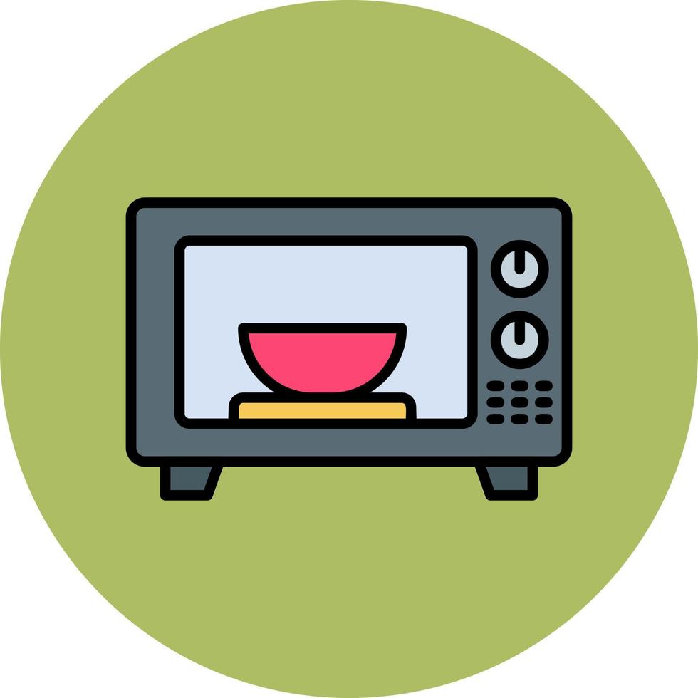 Microwave Vector Icon