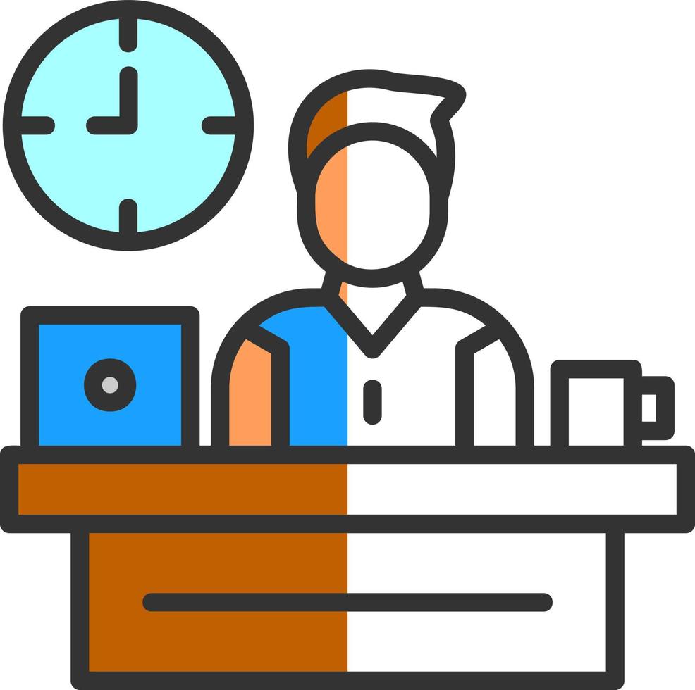 Workplace Vector Icon Design