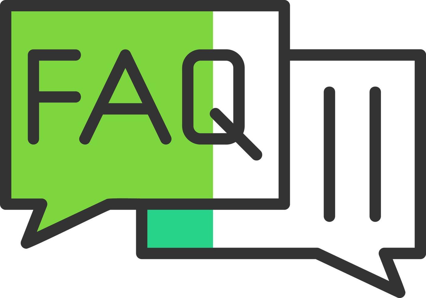 Faq Vector Icon Design