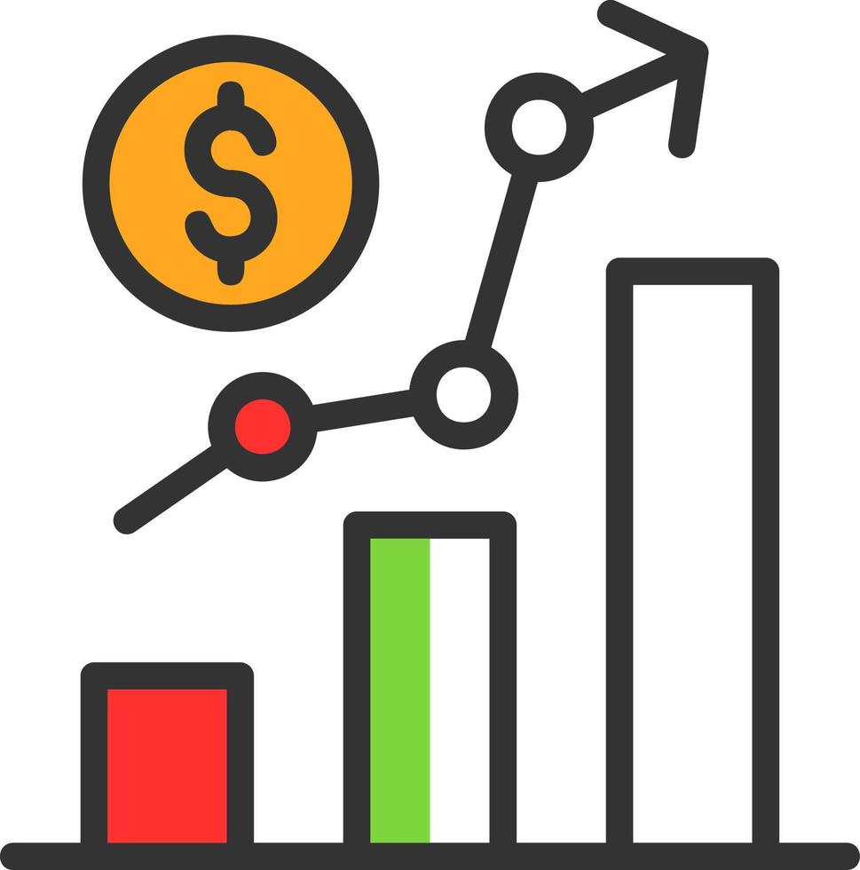 Business Growth Vector Icon Design