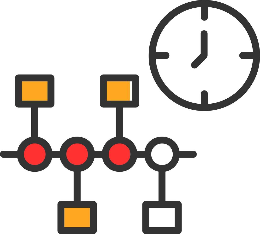 Timeline Vector Icon Design