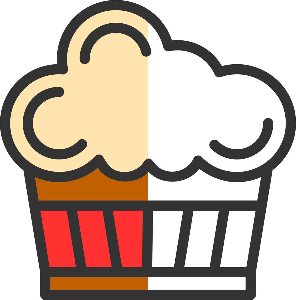 Cupcake Vector Icon Design