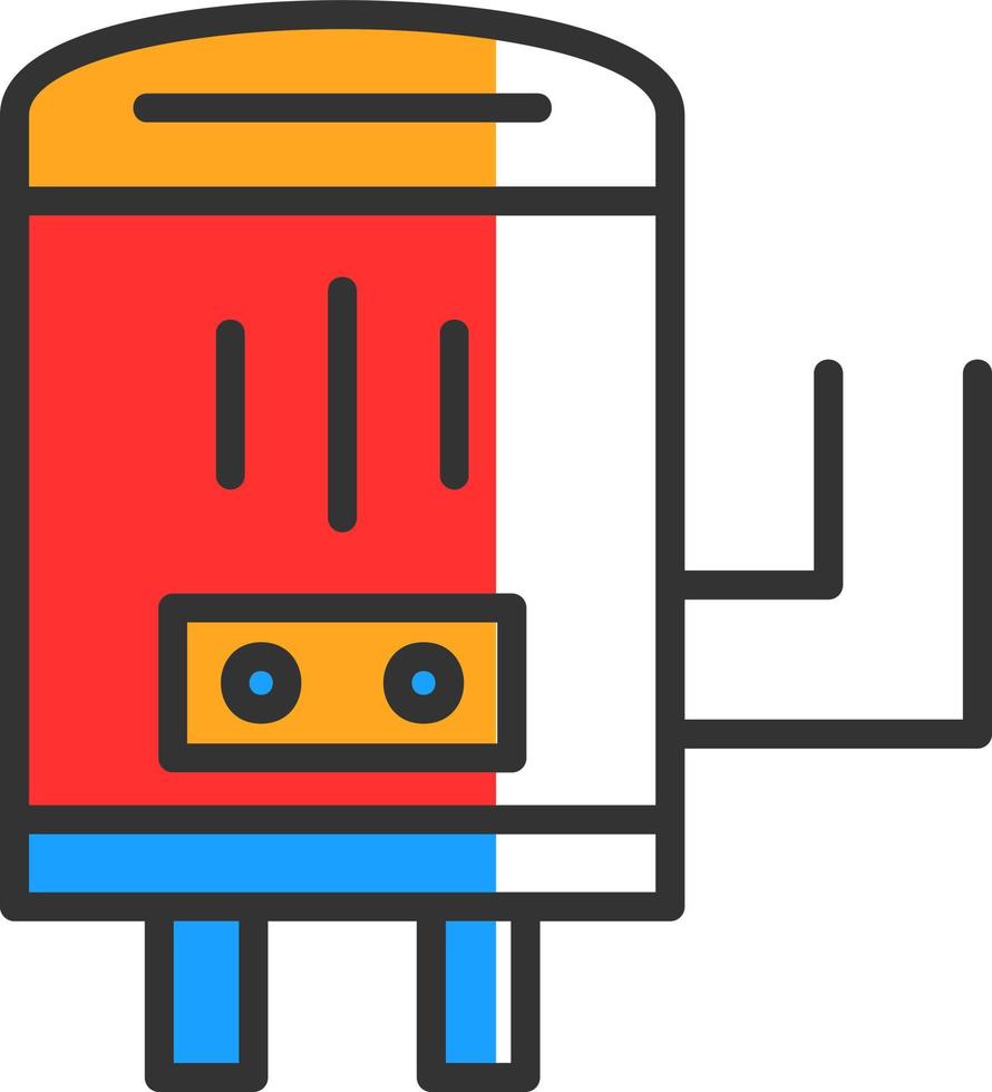 Water Boiler Vector Icon Design