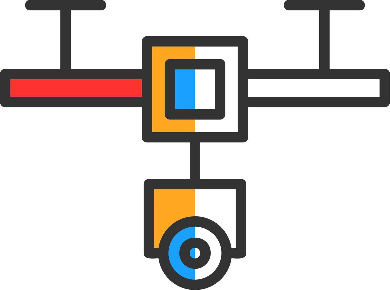 Drone Vector Icon Design