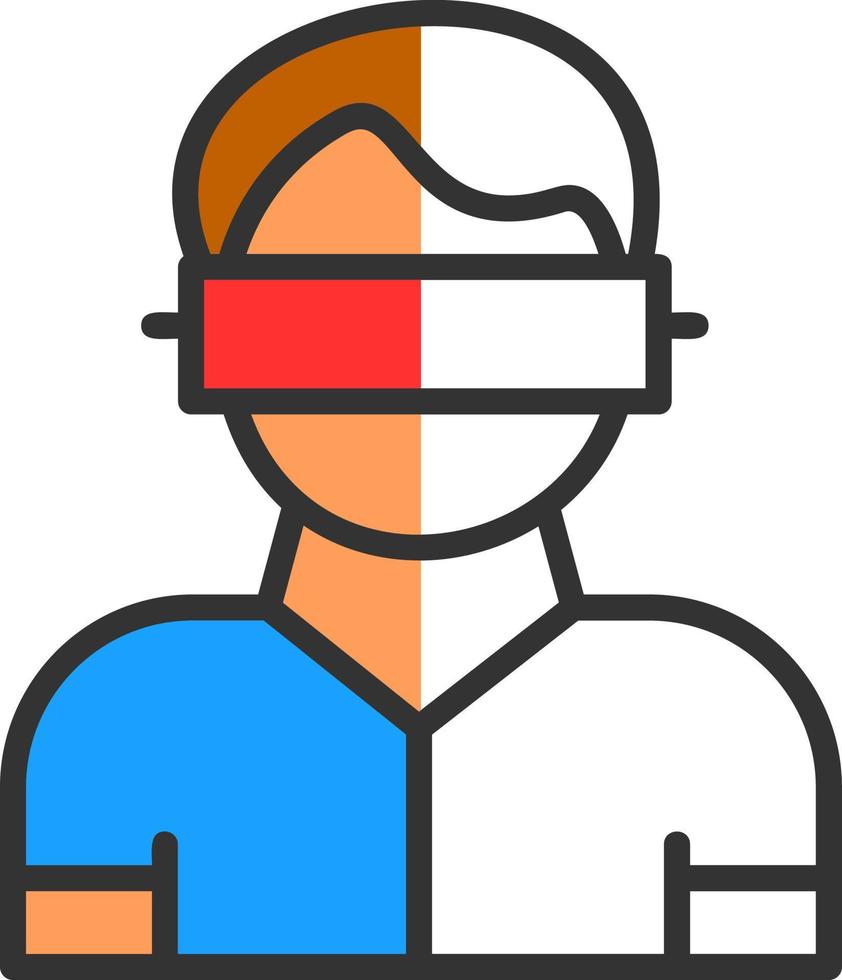 Virtual Reality Vector Icon Design