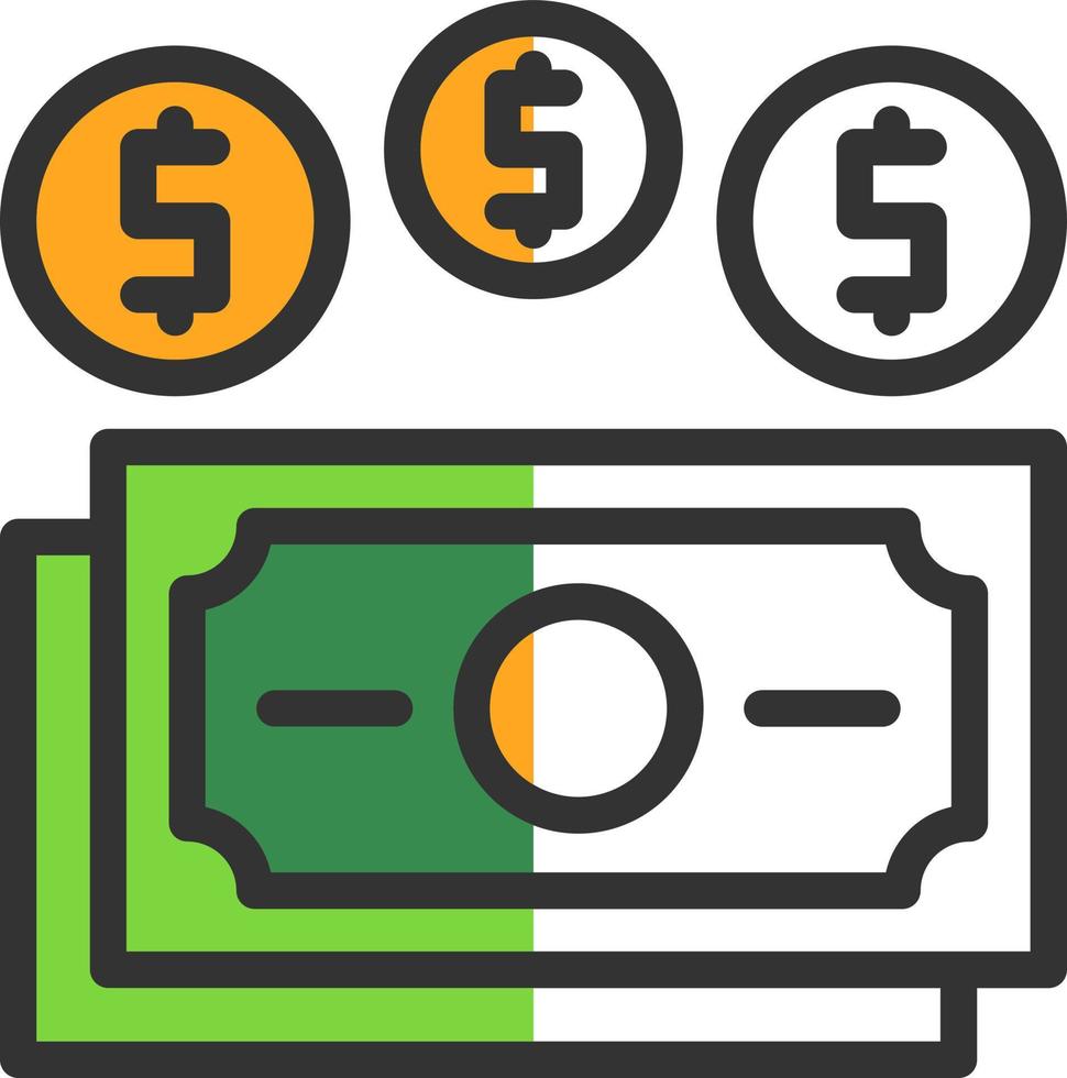 diseño de icono de vector de dinero