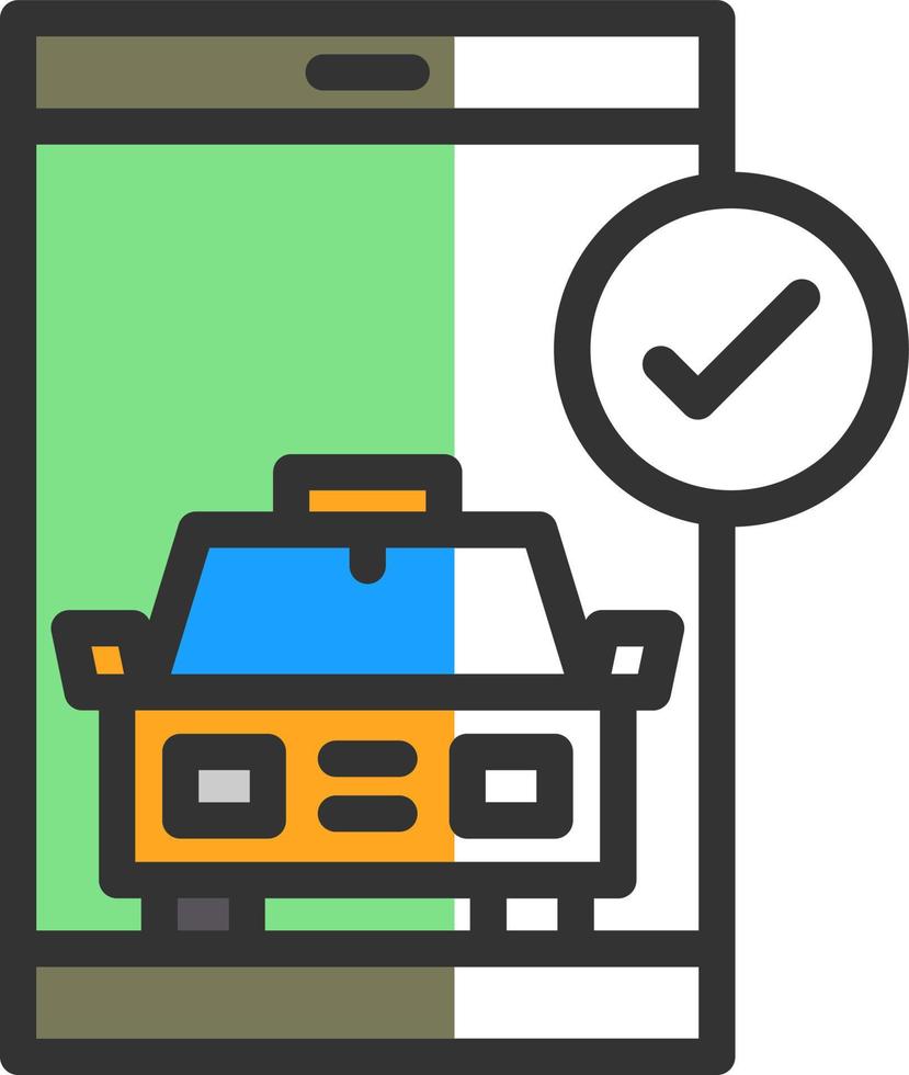 Booking App Vector Icon Design