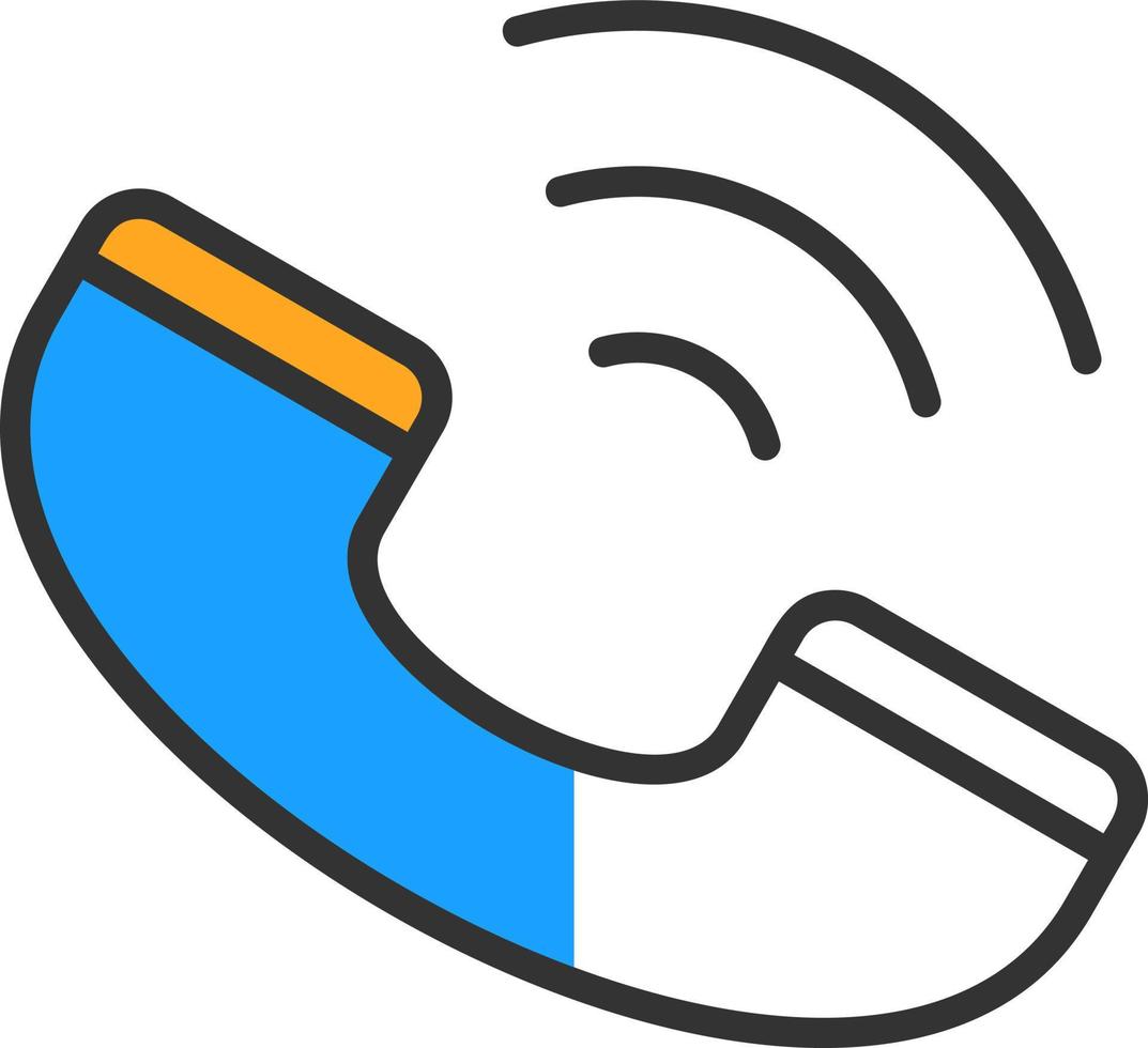 Phone Call Vector Icon Design