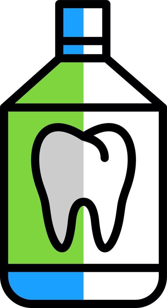 Mouthwash Vector Icon Design