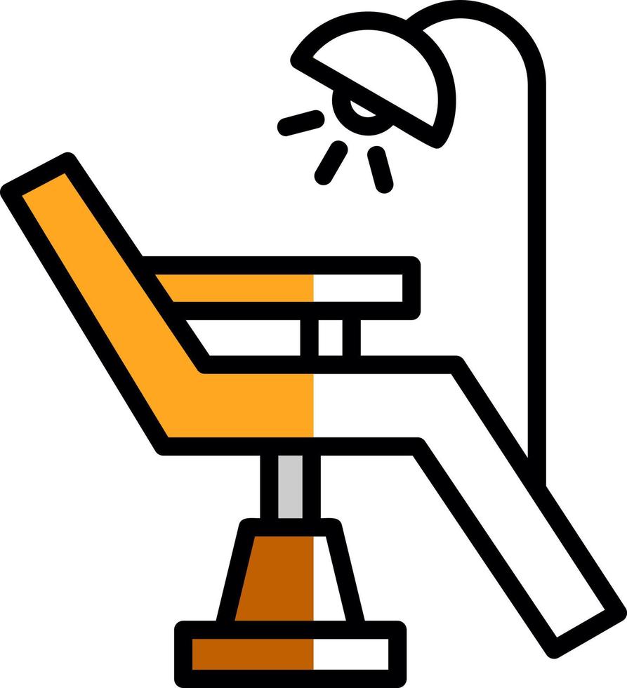 Dentist Chair Vector Icon Design