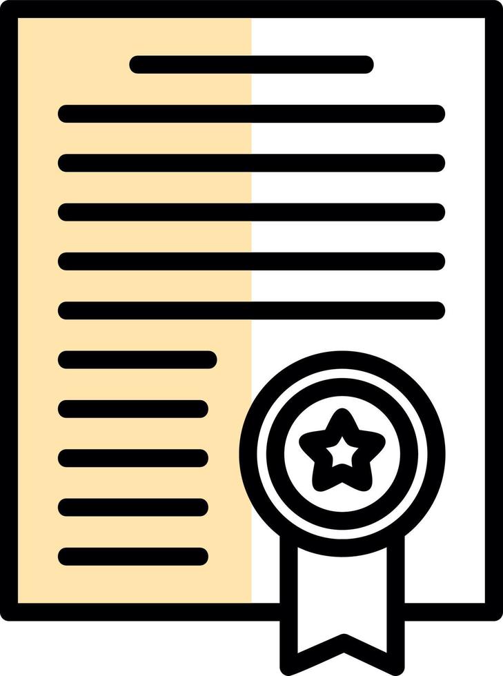 Cirtificate Vector Icon Design