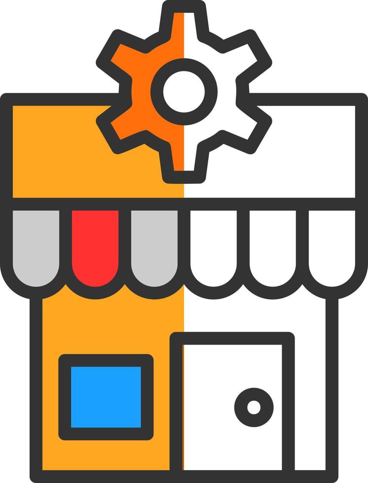 Market Vector Icon Design