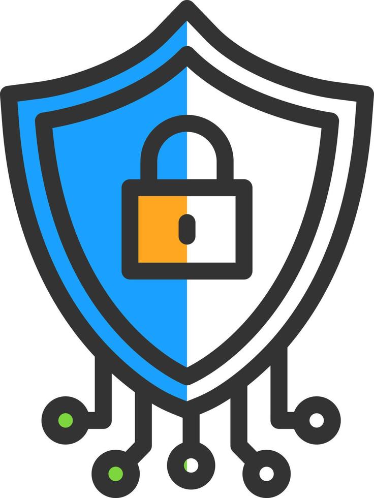 Cyber Security Vector Icon Design