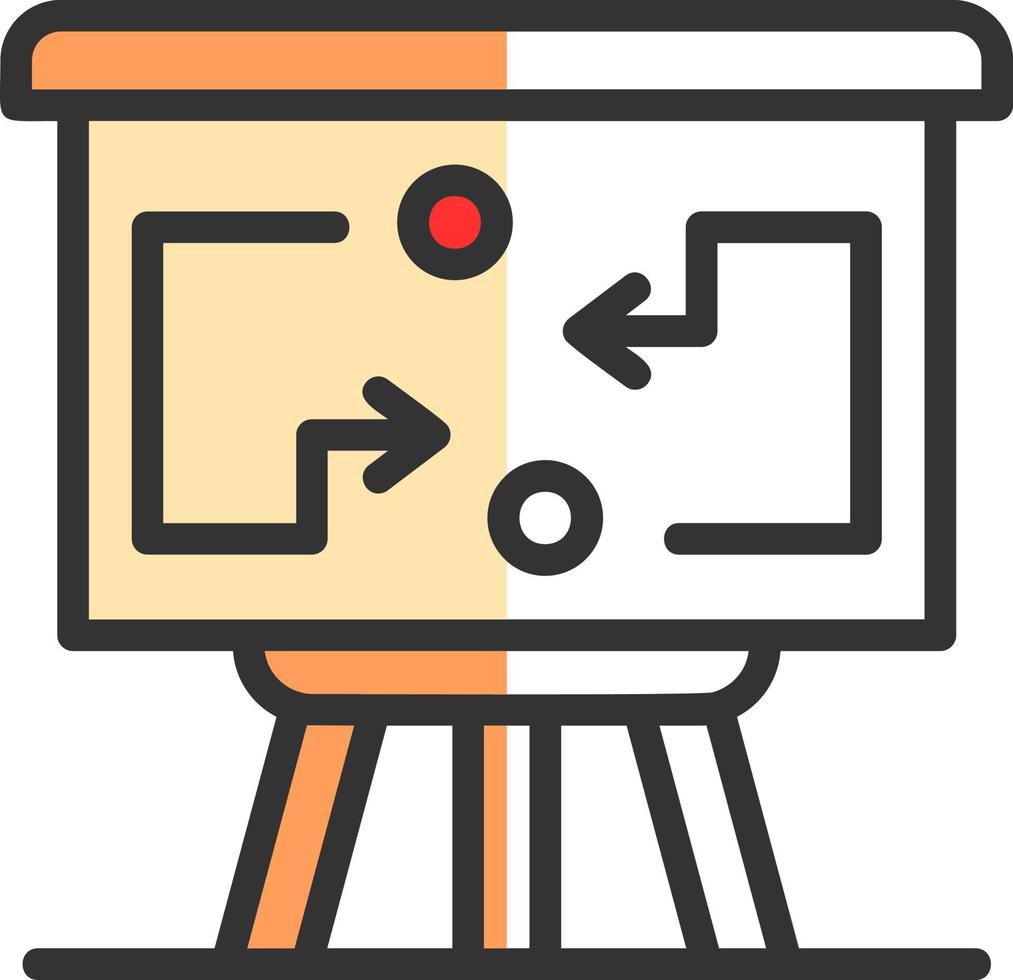 Workflow Vector Icon Design