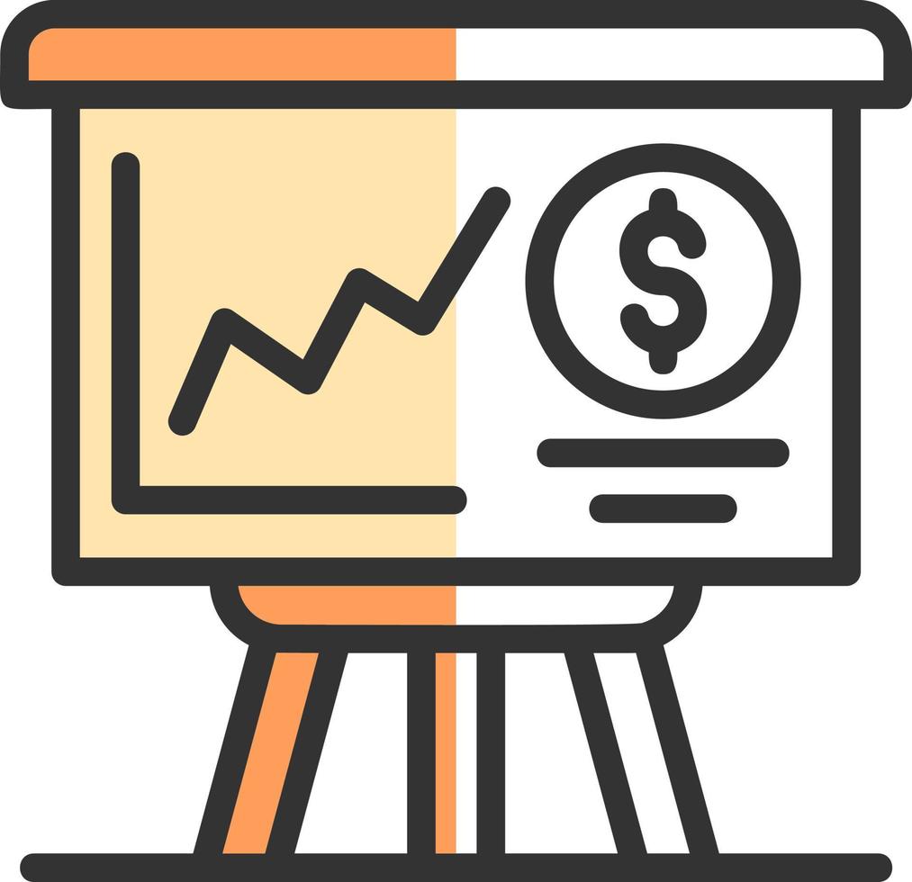 Presentation Vector Icon Design