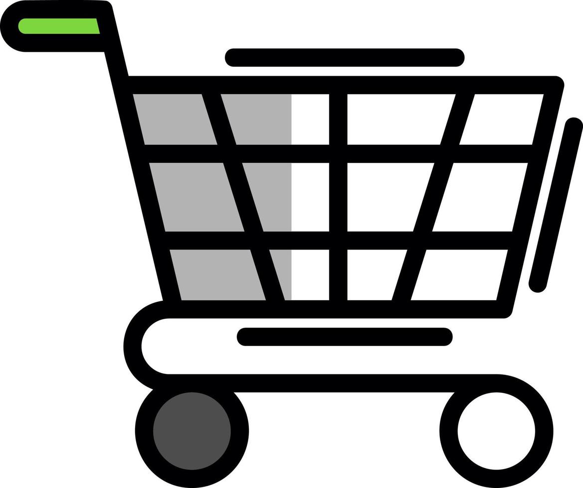 Shopping Cart Vector Icon Design