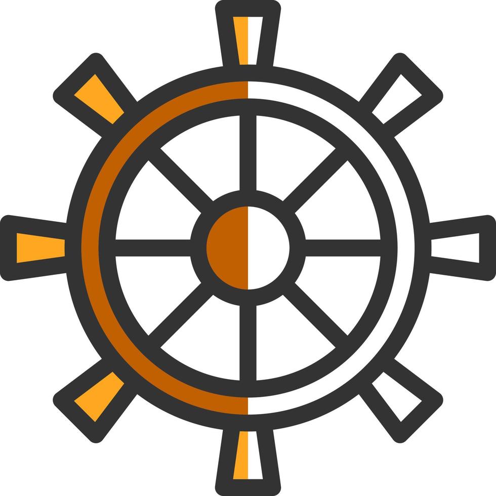 Rudder Vector Icon Design