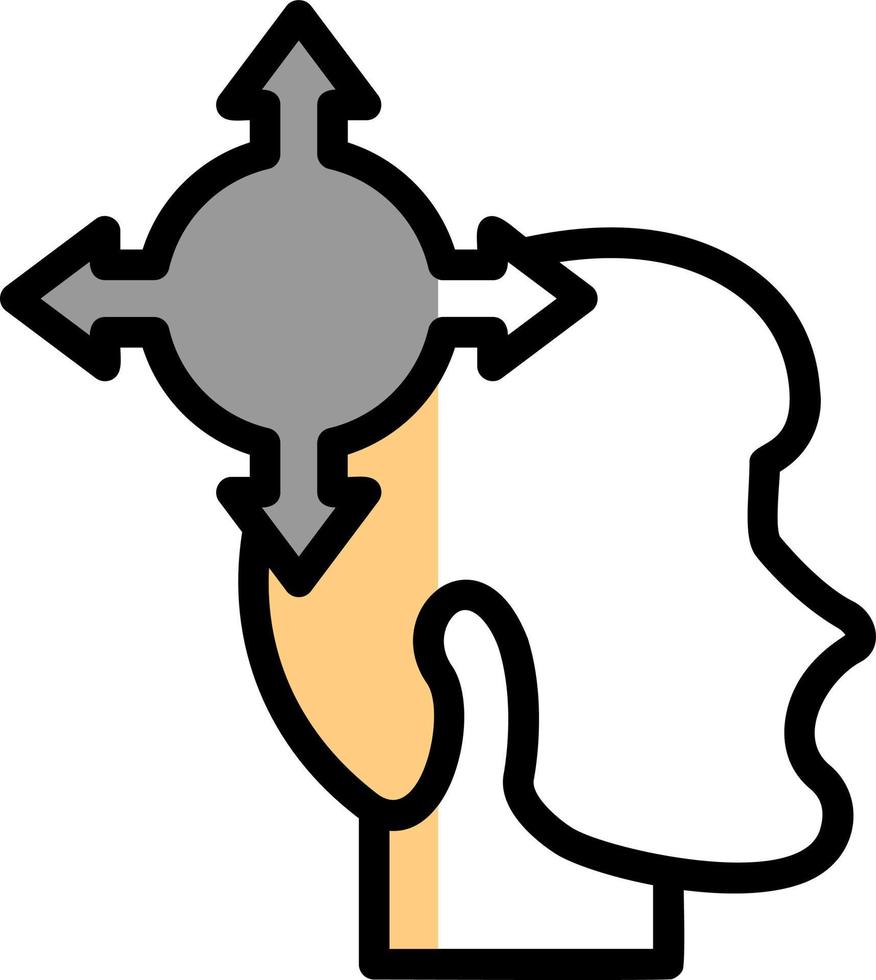 Decision Making Vector Icon Design