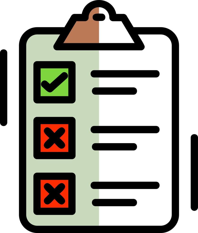 Checklist Vector Icon Design