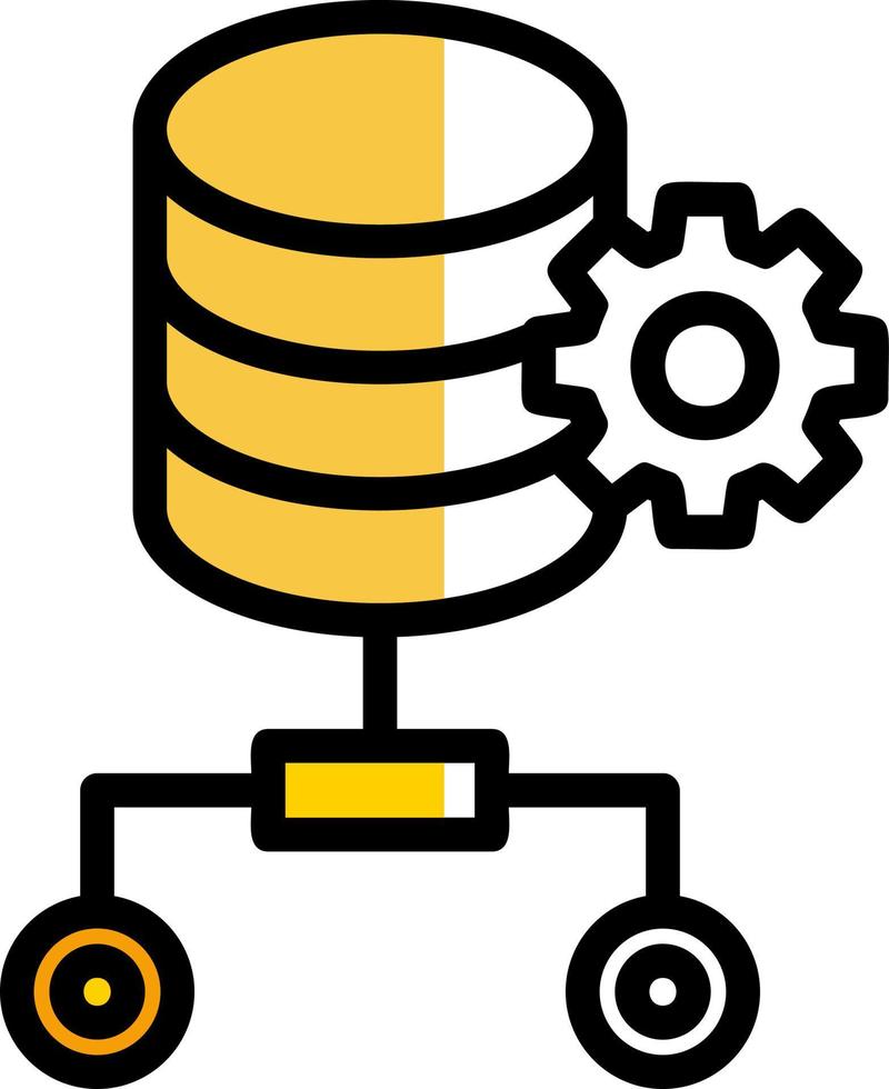 Data Storage Vector Icon Design