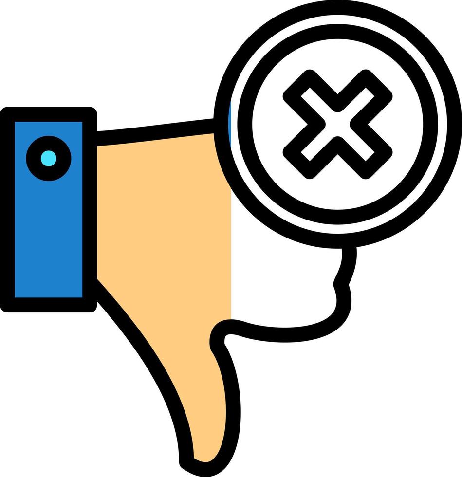 Failure Vector Icon Design