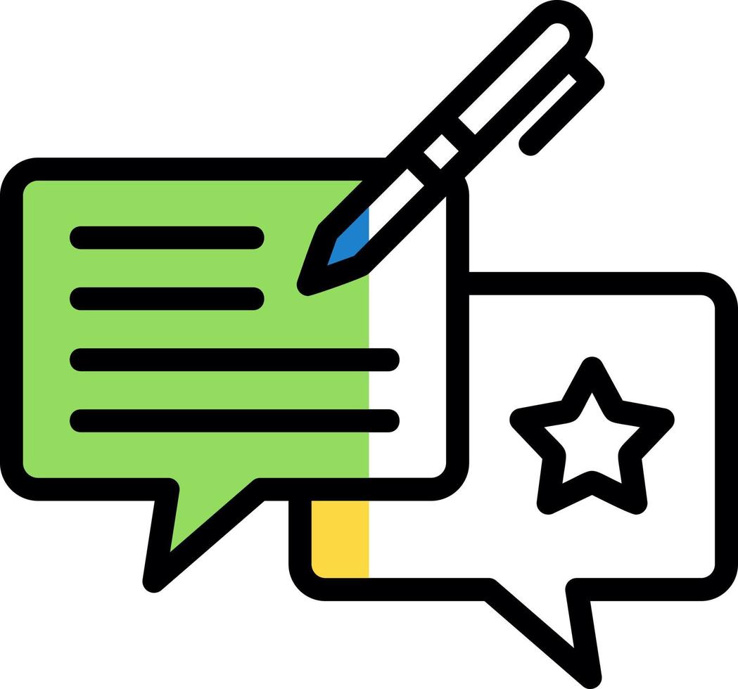Feedback Vector Icon Design