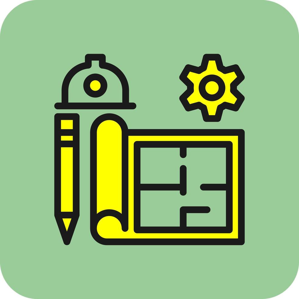 Civil Engenineering Vector Icon Design