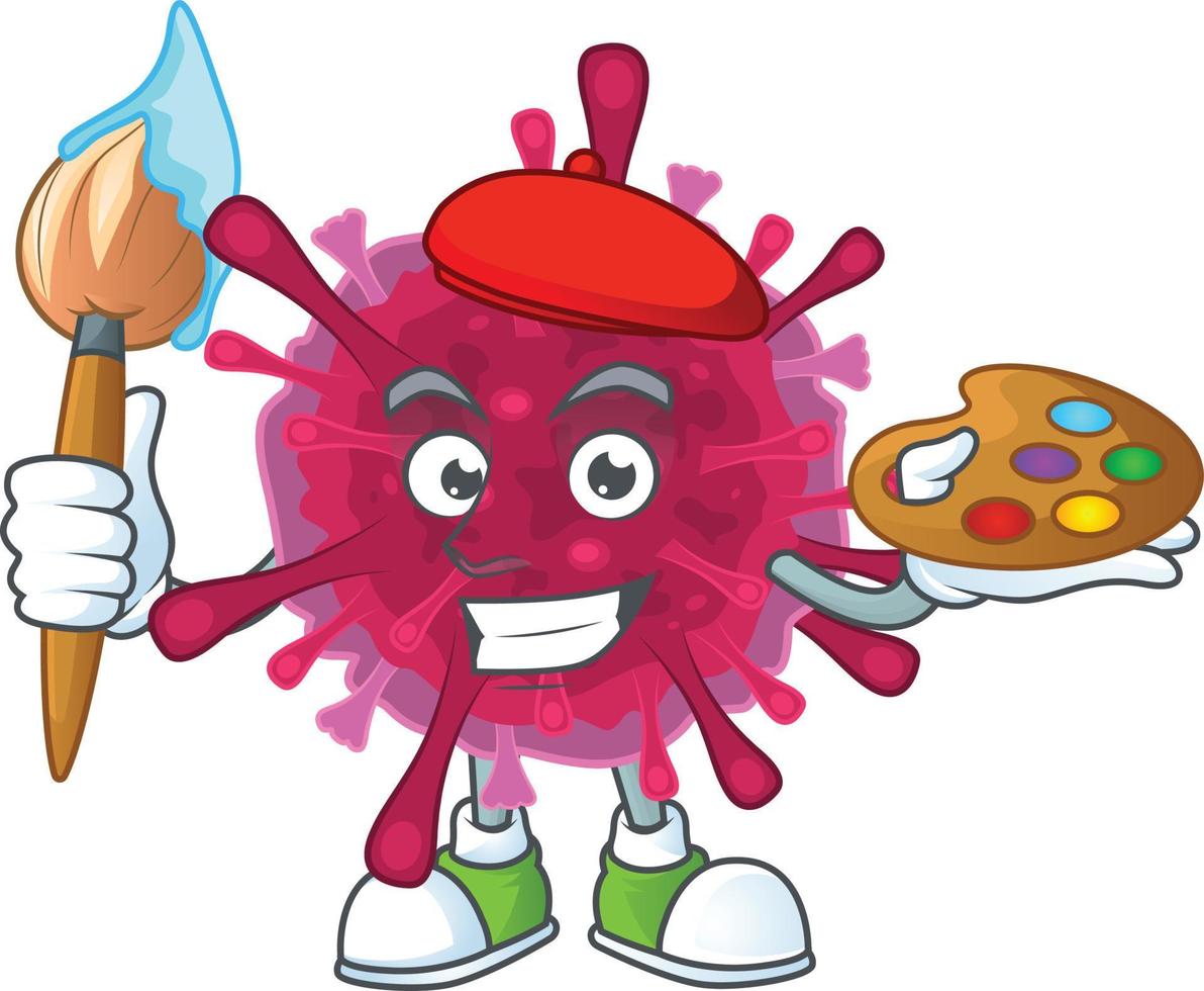 Amoeba coronaviruses icon design vector