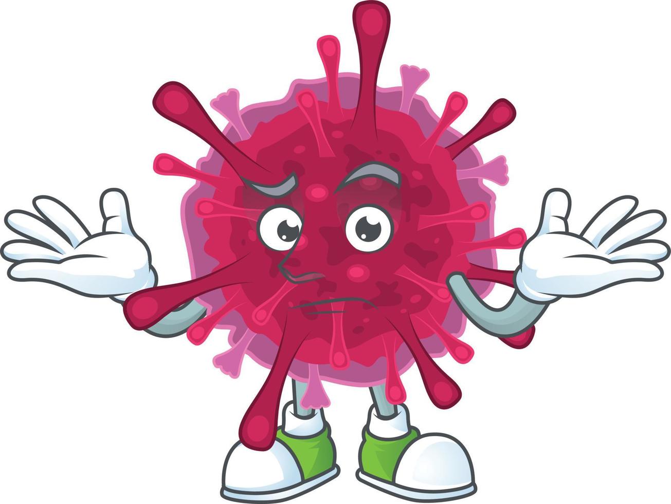 ameba coronavirus icono diseño vector