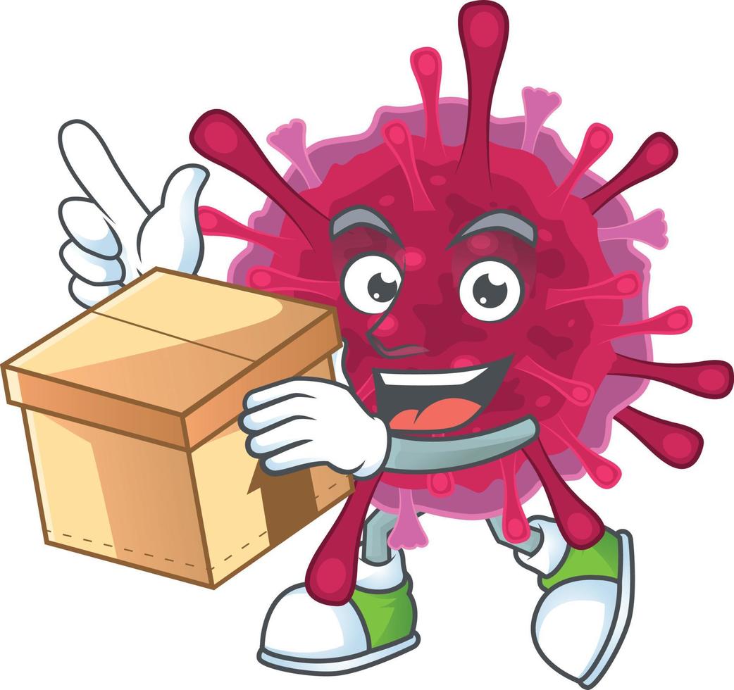 Amoeba coronaviruses icon design vector