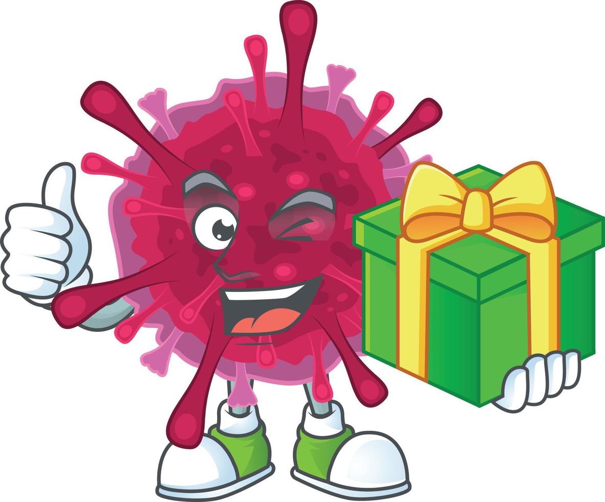 Amoeba coronaviruses icon design vector