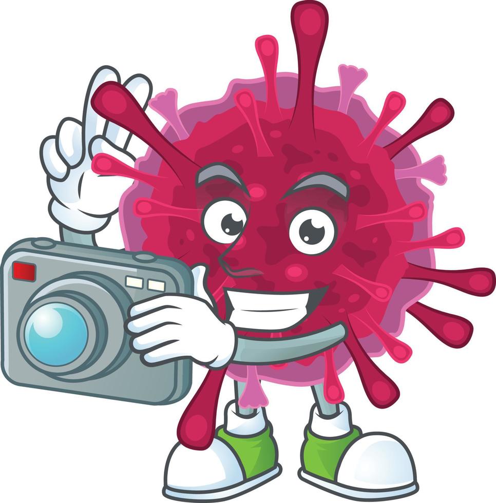 Amoeba coronaviruses icon design vector