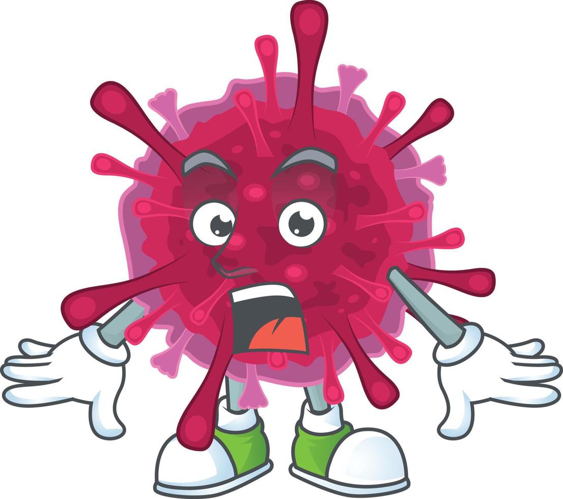 Amoeba coronaviruses icon design vector