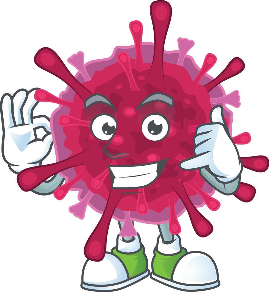 Amoeba coronaviruses icon design vector