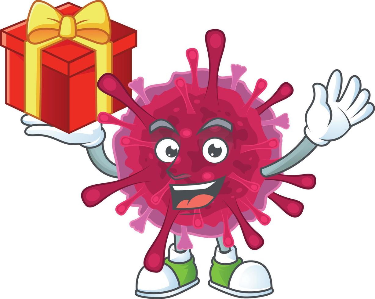 Amoeba coronaviruses icon design vector