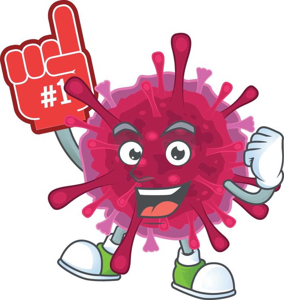 Amoeba coronaviruses icon design vector
