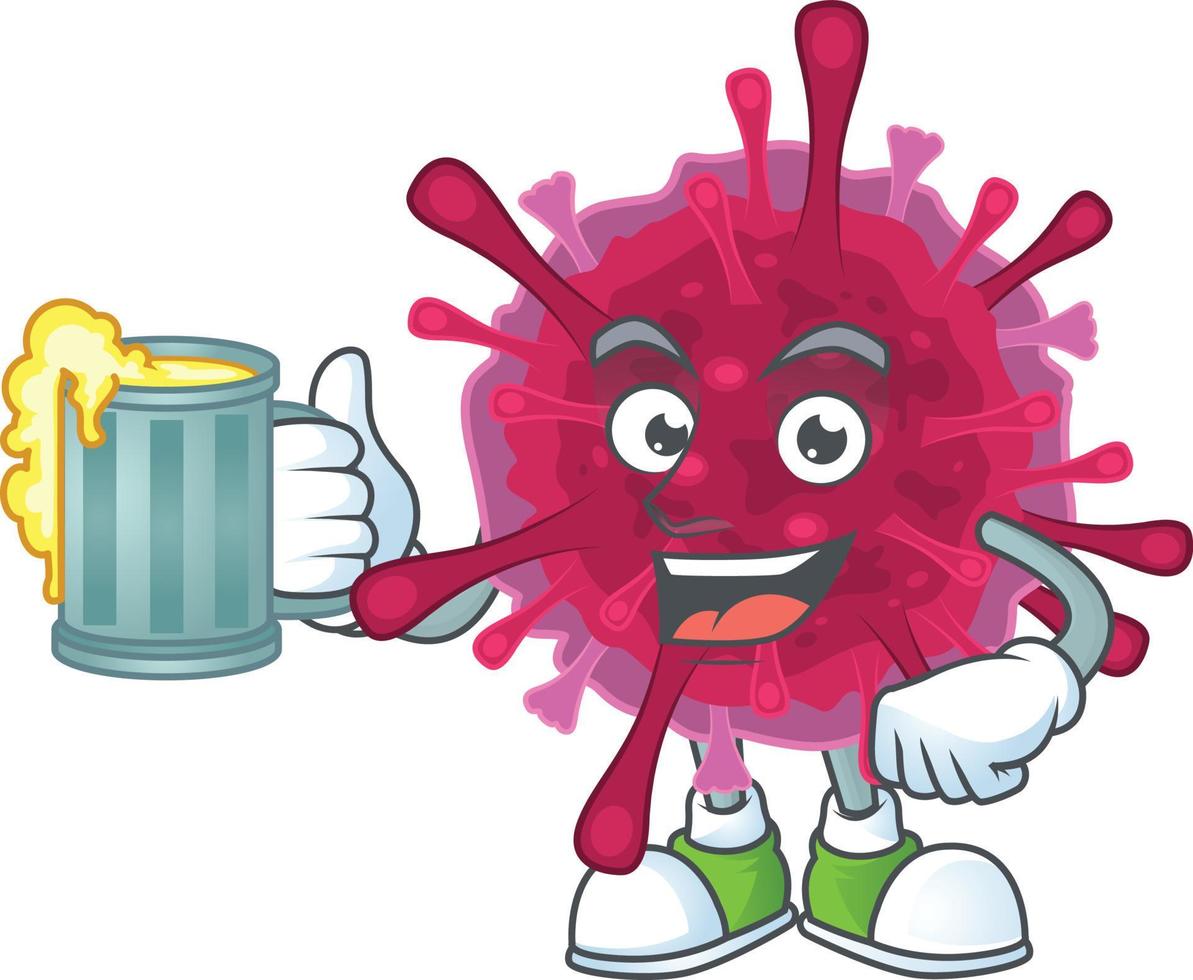 Amoeba coronaviruses icon design vector