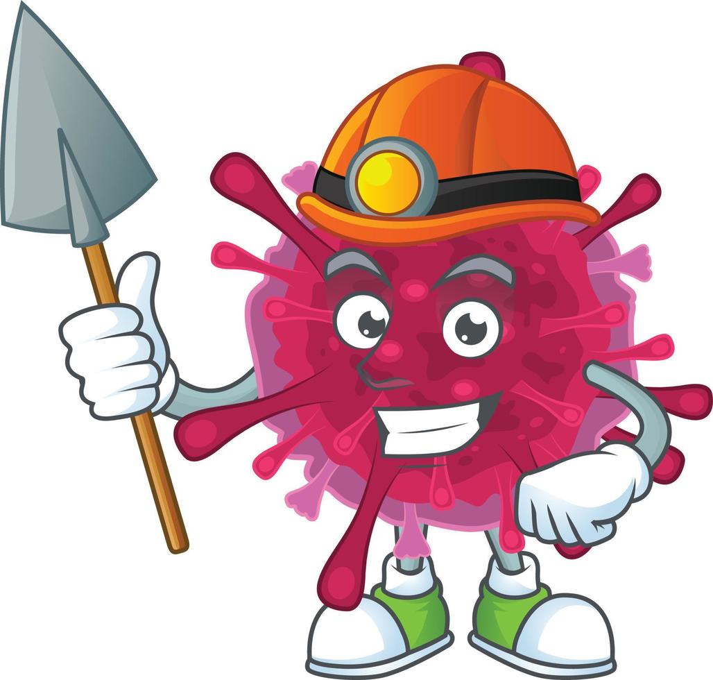 Amoeba coronaviruses icon design vector