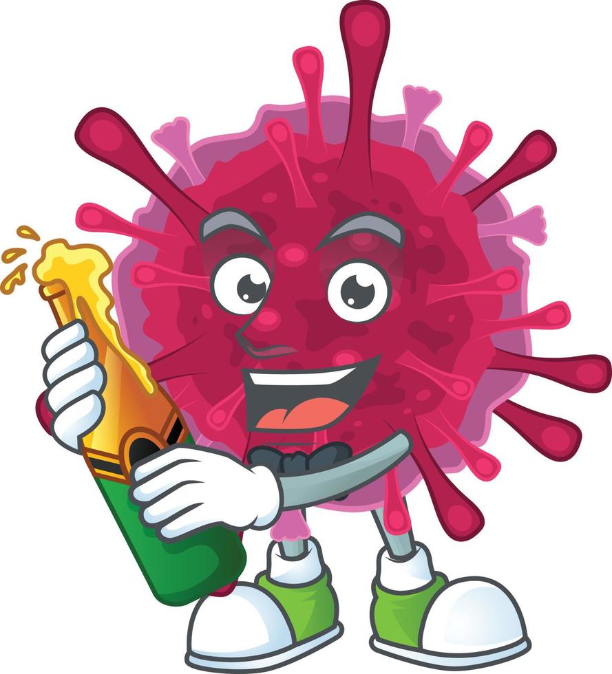 Amoeba coronaviruses icon design vector