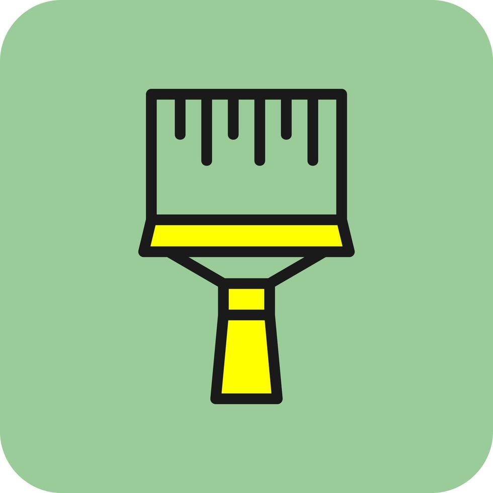 Paint Brush Vector Icon Design