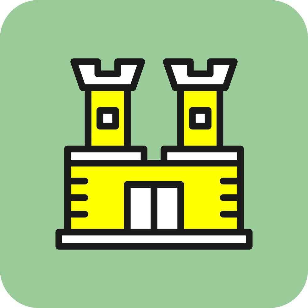Castle Vector Icon Design